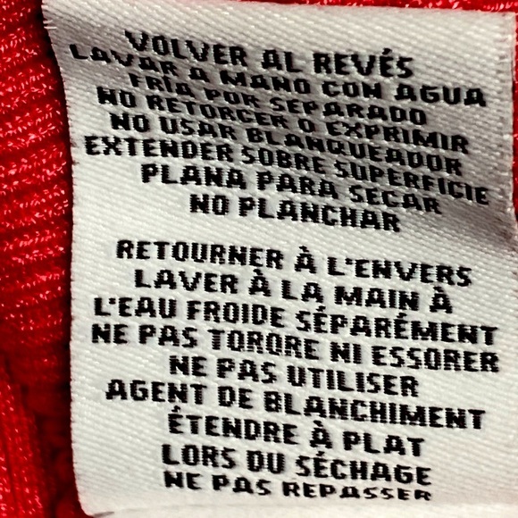 Ruby Red Salmon Pink Beautifully Embellished Neckline Rayon/Nylon Blend Tank Top - Picture 10 of 10